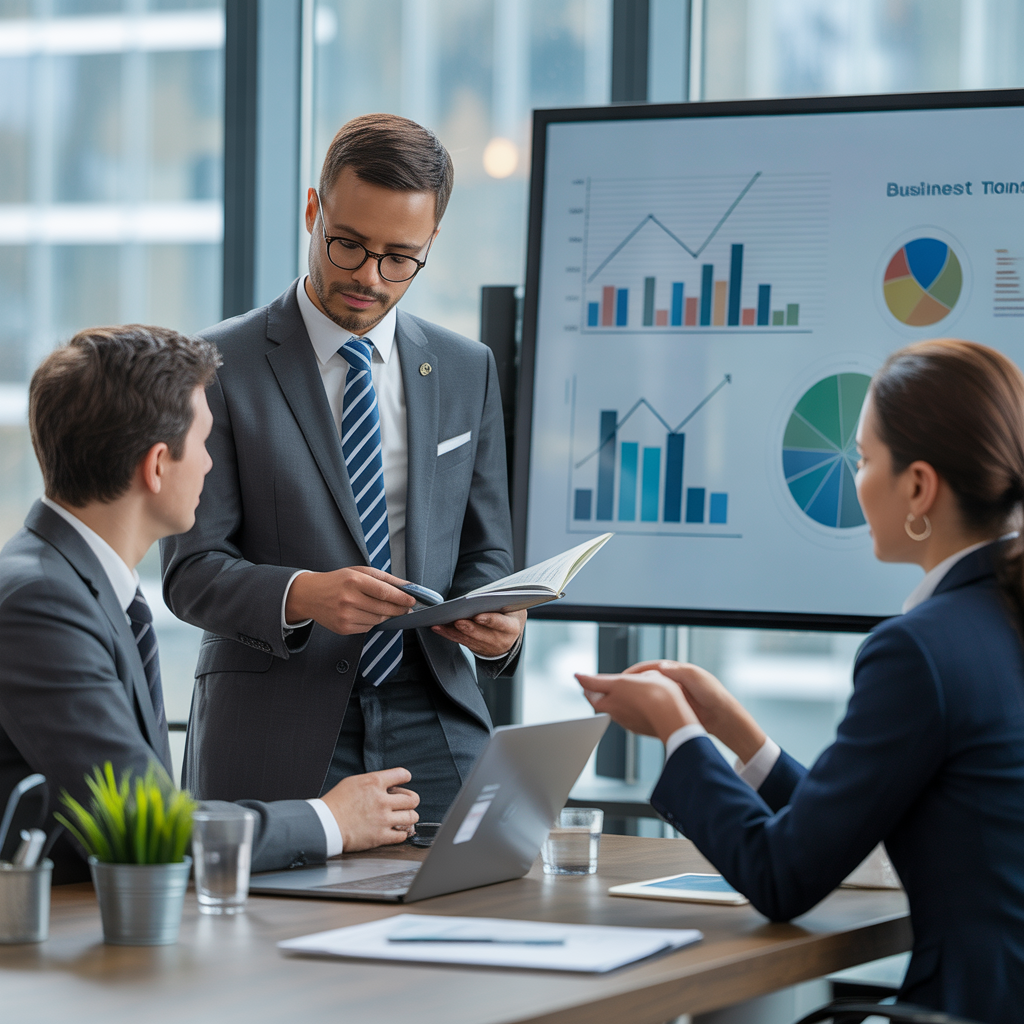Consultant et client dans l'industrie technologique