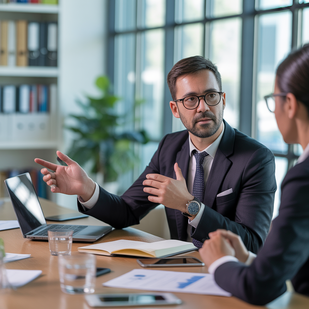 Session de formation en leadership avec une équipe engagée